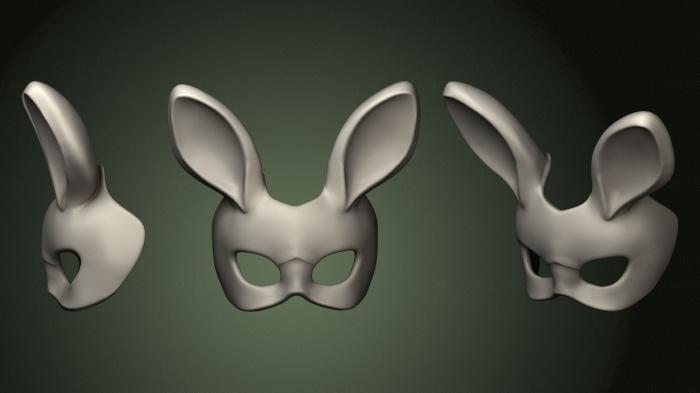 Mask (MS_0445) 3D model for CNC machine